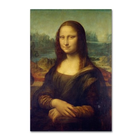 Da Vinci 'Mona Lisa' Canvas Art,12x19